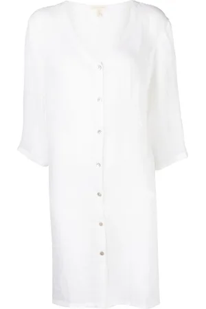 Eileen Fisher Skjorte med knapper og V-hals