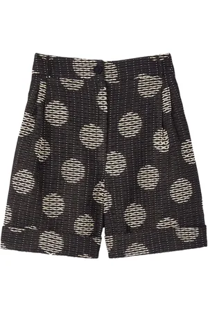 Destree Polkaprikkede Daniel shorts i jacquard
