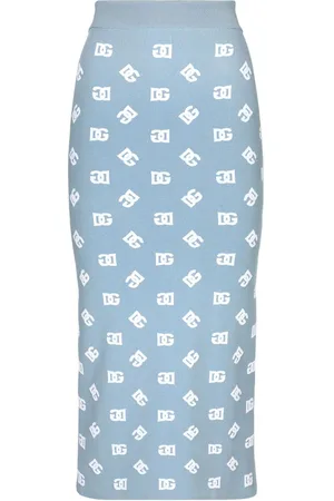 Dolce & Gabbana Nederdel med lige ben og logotryk