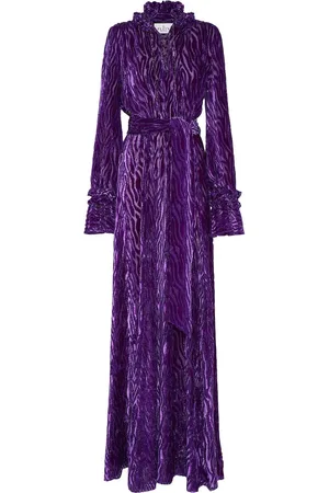 Philipp Plein Gipsy-kjole i chiffon med devoré-effekt