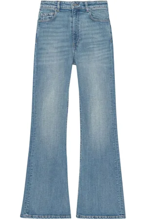 Ganni Jeans med mellemhøj talje og svaj