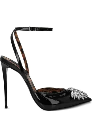 Philipp Plein 100mm pumps med krystal-udsmykning