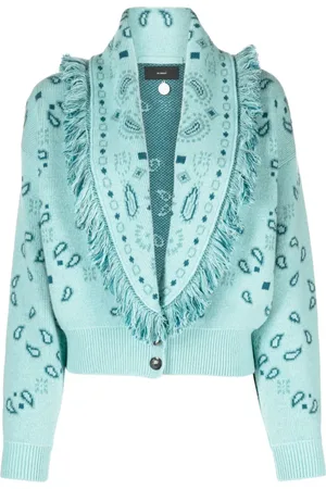 Alanui Bombercardigan i bandana-jacquard