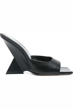The Attico Cheope 105mm mules i lamineret læder
