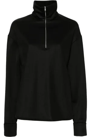 Jil Sander Sweatshirt med kort lynlås