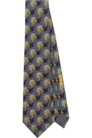 Hermès Silkeslips med grafisk tryk fra 00