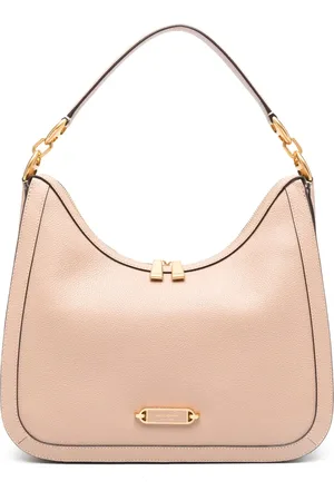 Kate Spade Tote i læder med logoplade