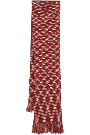 Missoni Intarsia-strikket uldtørklæde