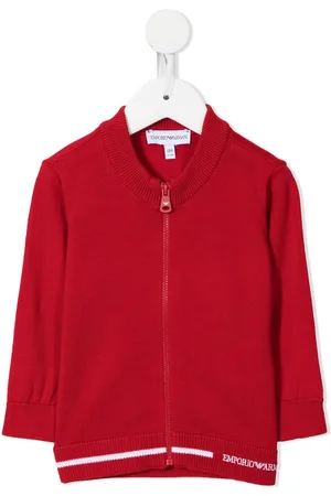 Emporio Armani Strikket cardigan med lynlås