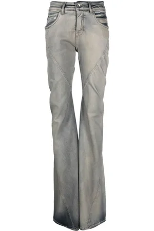 Rick Owens Jeans med lige ben og mellemhøj talje