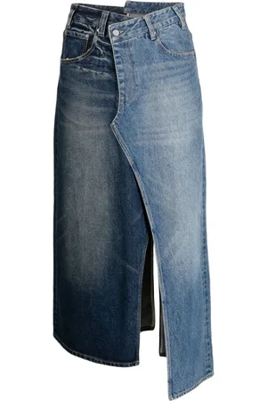 JNBY Asymmetrisk denimnederdel
