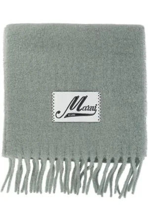 Marni Uldtørklæde med logo