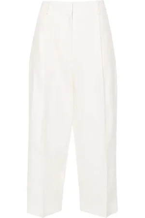 The Row Cropped Tonnie bukser med plisseret detalje