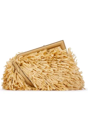 Fendi First skuldertaske i bast