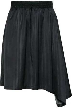 Y-3 Stribet nederdel med logotryk