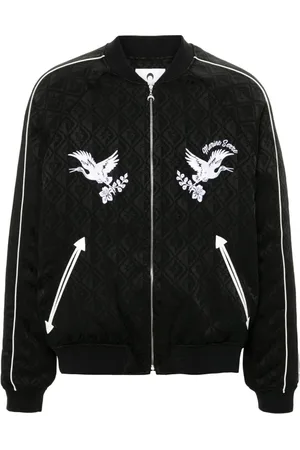 Marine Serre Moon Diamant bomberjakke i jacquard