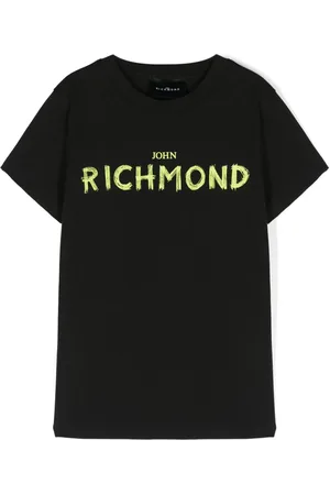 John Richmond T-shirt med logotryk