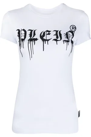 Philipp Plein Kortærmet T-shirt med logotryk