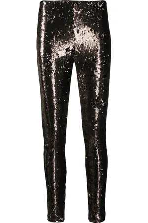 GENNY Leggings med pailletudsmykning