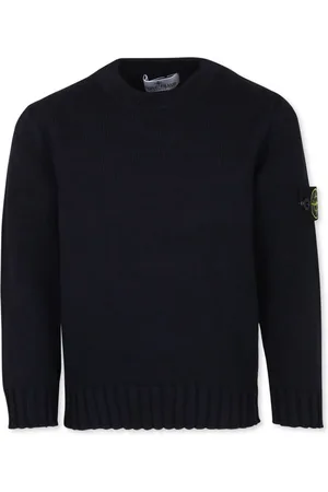 Stone Island Strikket sweater med rund hals