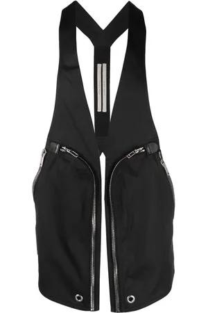 Rick Owens Bauhaus vest med åben front