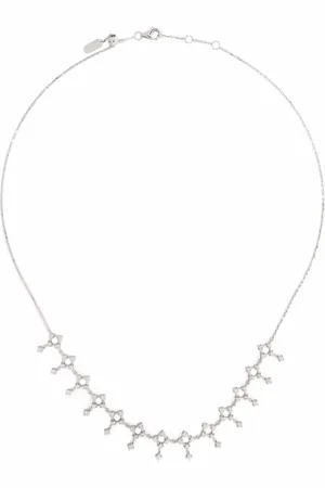 DJULA Choker-halskæde i 18 karat hvidguld med diamanter