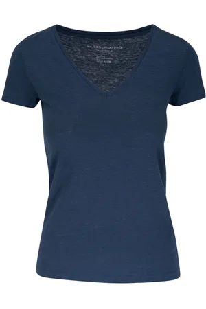 Majestic Kortærmet T-shirt med V-hals
