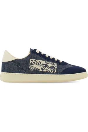 Salvatore Ferragamo Low-top sneakers med logotryk