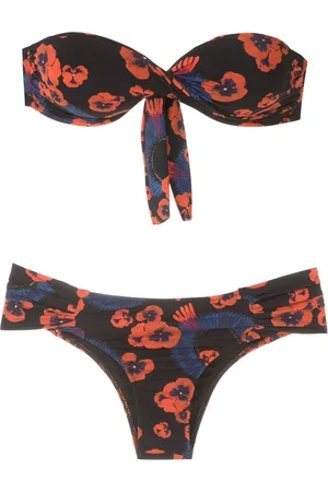 Isolda Queen Borakay bandeau-bikinisæt med tryk