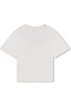 Chloé T-shirt med broderet logo