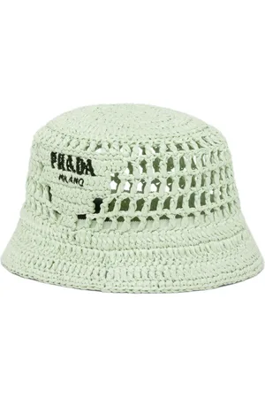 Prada Bøllehat med logobroderi