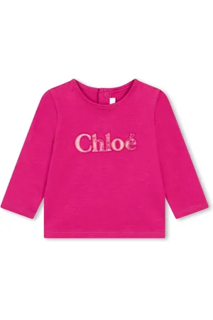 Chloé T-shirt med broderet logo