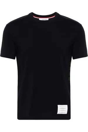 Thom Browne T-shirt i uld med stribedetalje