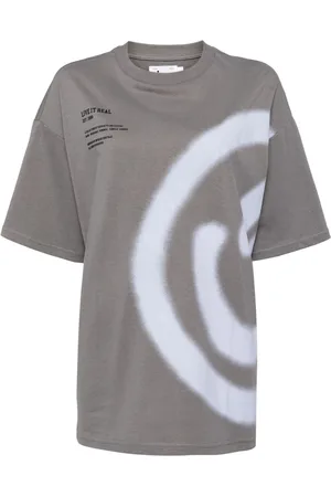 Izzue T-shirt med smiley-tryk