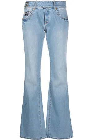 VERSACE Denimjeans med svaj