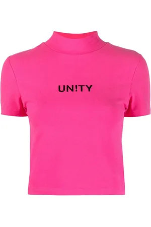 KSUBI T-shirt med logotryk og høj hals