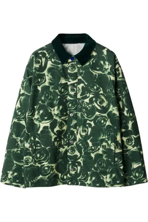 Burberry Skjortejakke med rosetryk