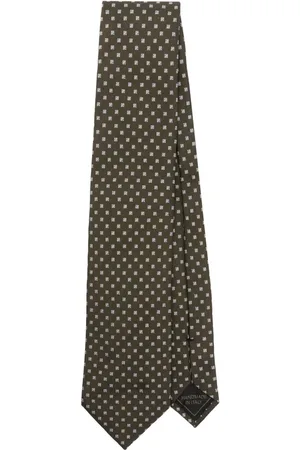 BRIONI Slips i geometrisk jacquard