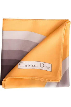 Dior Tørklæde med logotryk fra 1970