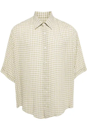 Ami Gingham-ternet skjorte