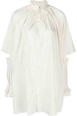 HENRIK VIBSKOV Void Filler skjorte i broderie-anglaise