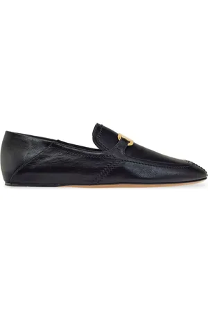 Salvatore Ferragamo Loafers i læder med logoplade