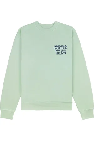 Sporty & Rich USA Health Club sweatshirt med rund hals