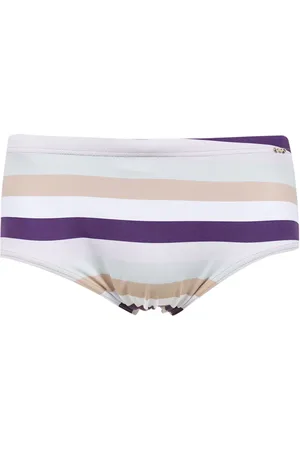 AMIR SLAMA Badeshorts med striber