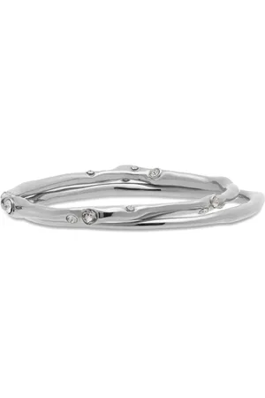 DRIES VAN NOTEN Krystalbesat armbånd (sæt med to)