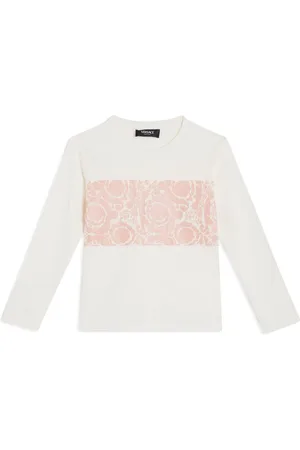 VERSACE T-shirt med baroktryk
