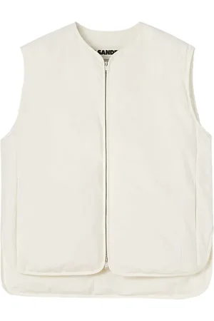 Jil Sander Polstret vest med lynlås