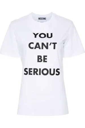 Moschino T-shirt med teksttryk