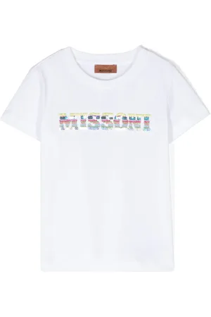 Missoni T-shirt med broderet logo