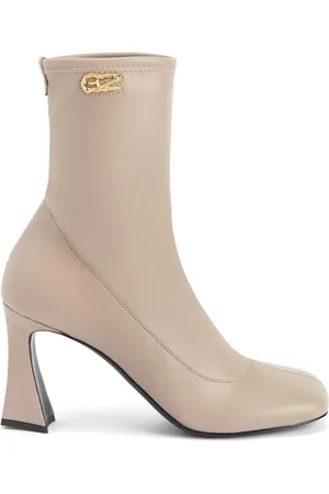 Giuseppe Zanotti Alethaa 85 mm ankelstøvler med logoplade